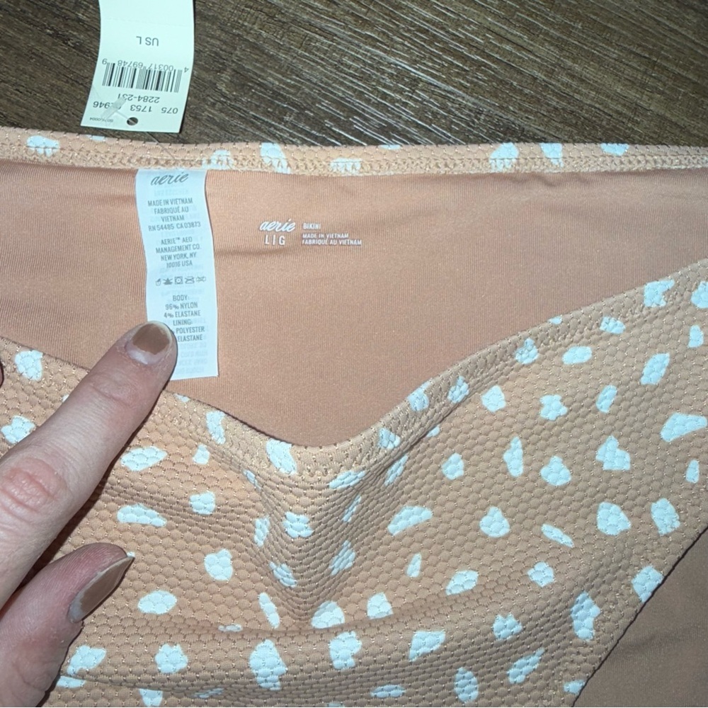 NWT Aerie Polka Dot Bikini Bottoms - Picture 2 of 4